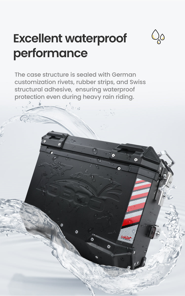 Triple-Sealed Waterproof Protection for All-Weather Riding