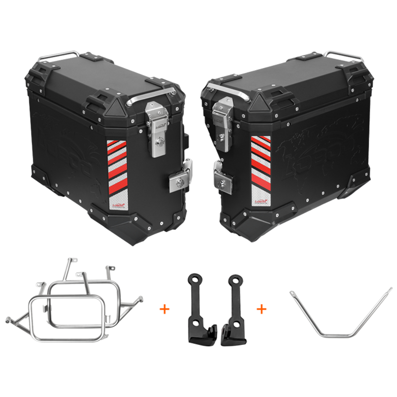 PIKE TRACKER Series Side Cases and Top Case-BMW R1250GS (2019- )