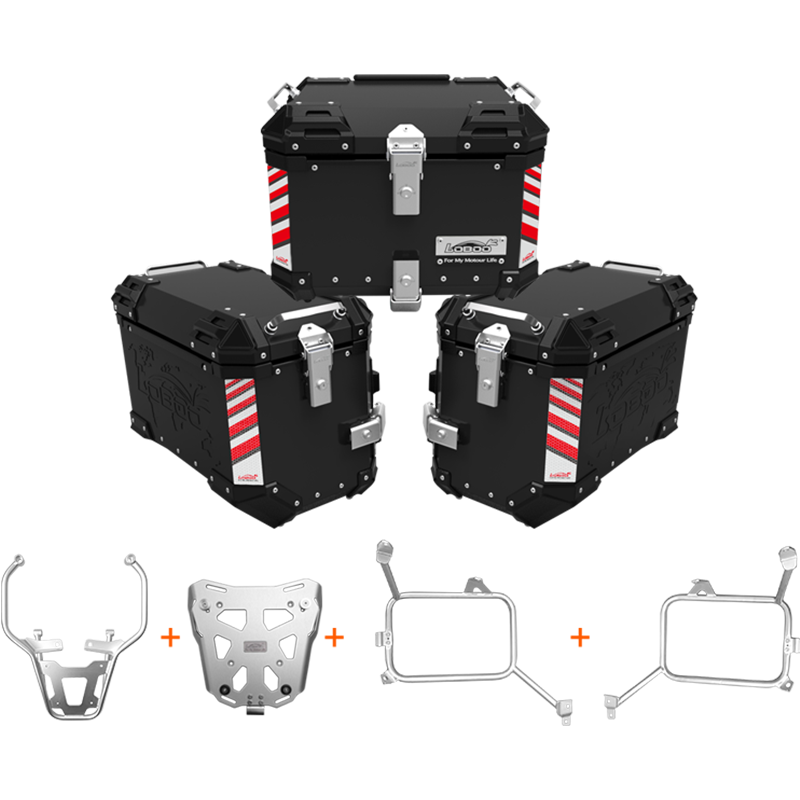 PIKE TRACKER Series Side Cases and Top Case-KTM 390Adventure (2021- )