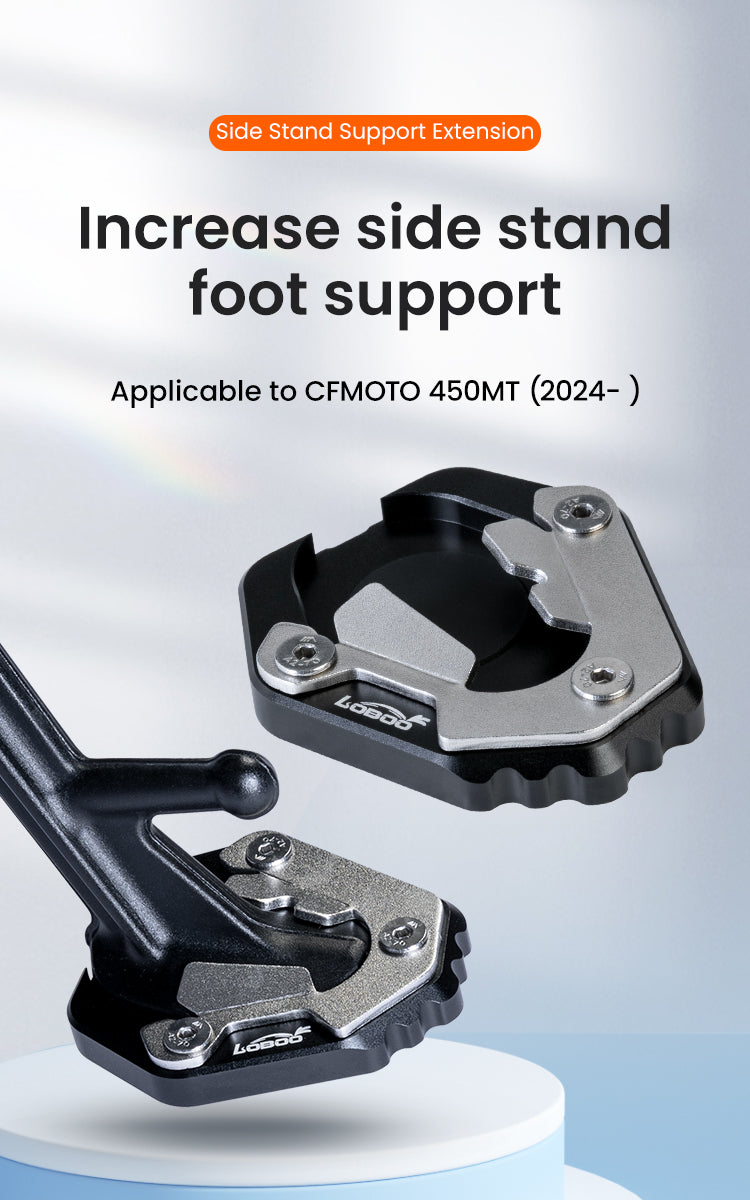 Increase side standfoot support