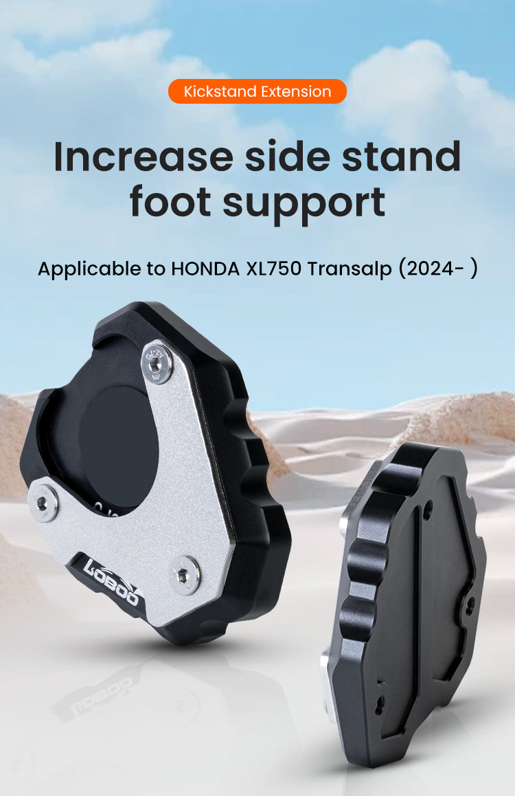 Increase side stand foot support