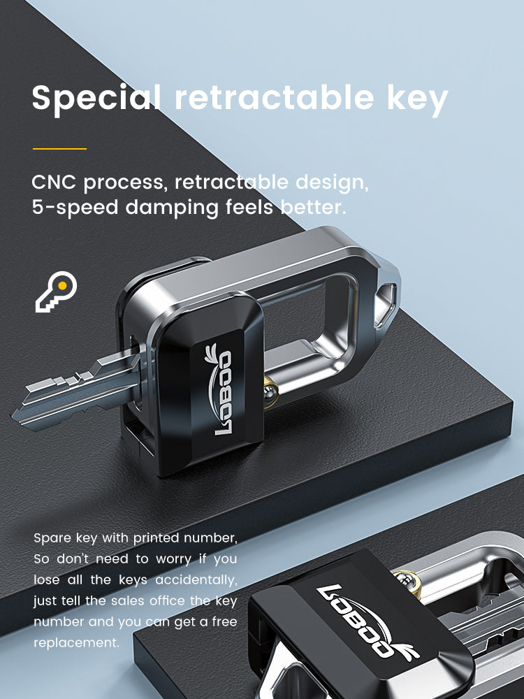 Retractable Key Lock