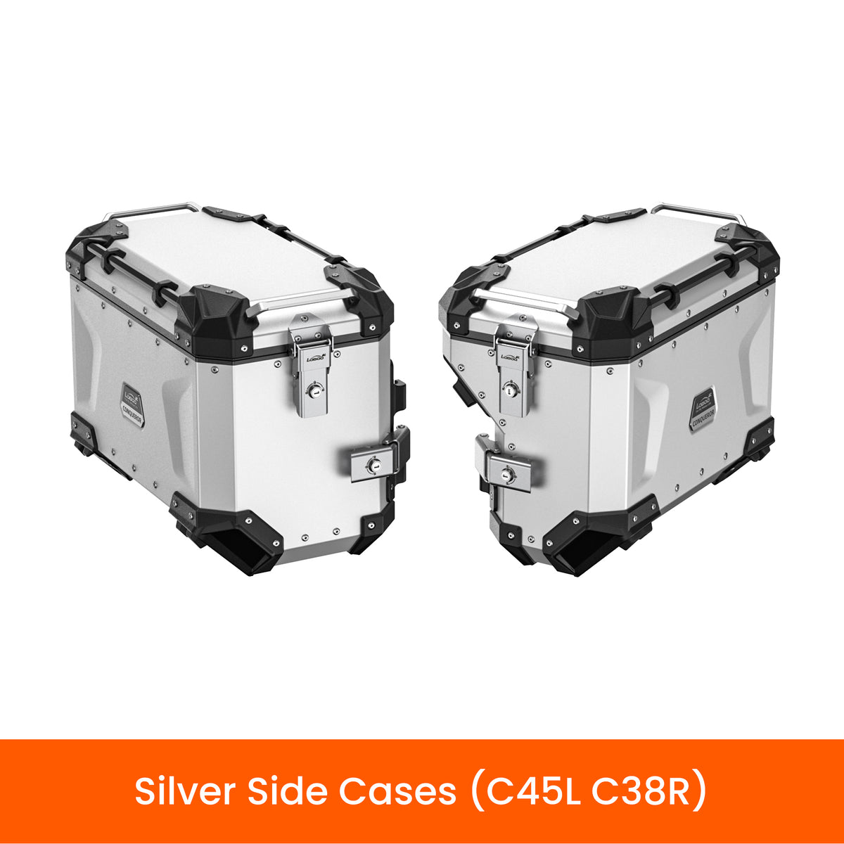 ระบบกระเป๋าเดินทางมอเตอร์ไซค์อลูมิเนียม LOBOO CONQUEROR | BMW R1300GS / R1300GS Adventure