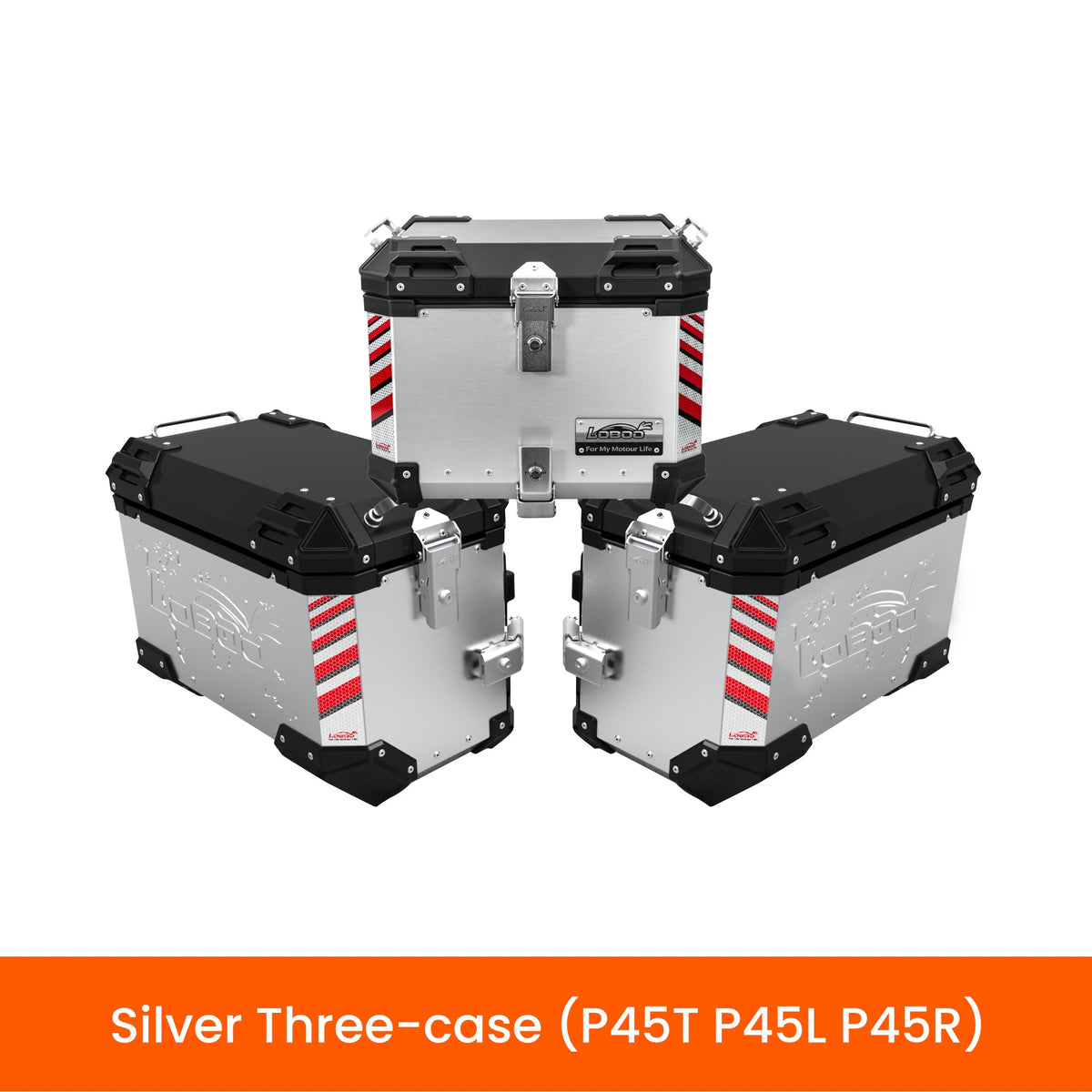 BMW R1300GS / R1300GS ADV / TRIUMPH TIGER 1200 Aluminum Case System | LOBOO PIKE TRACKER Series - LOBOO