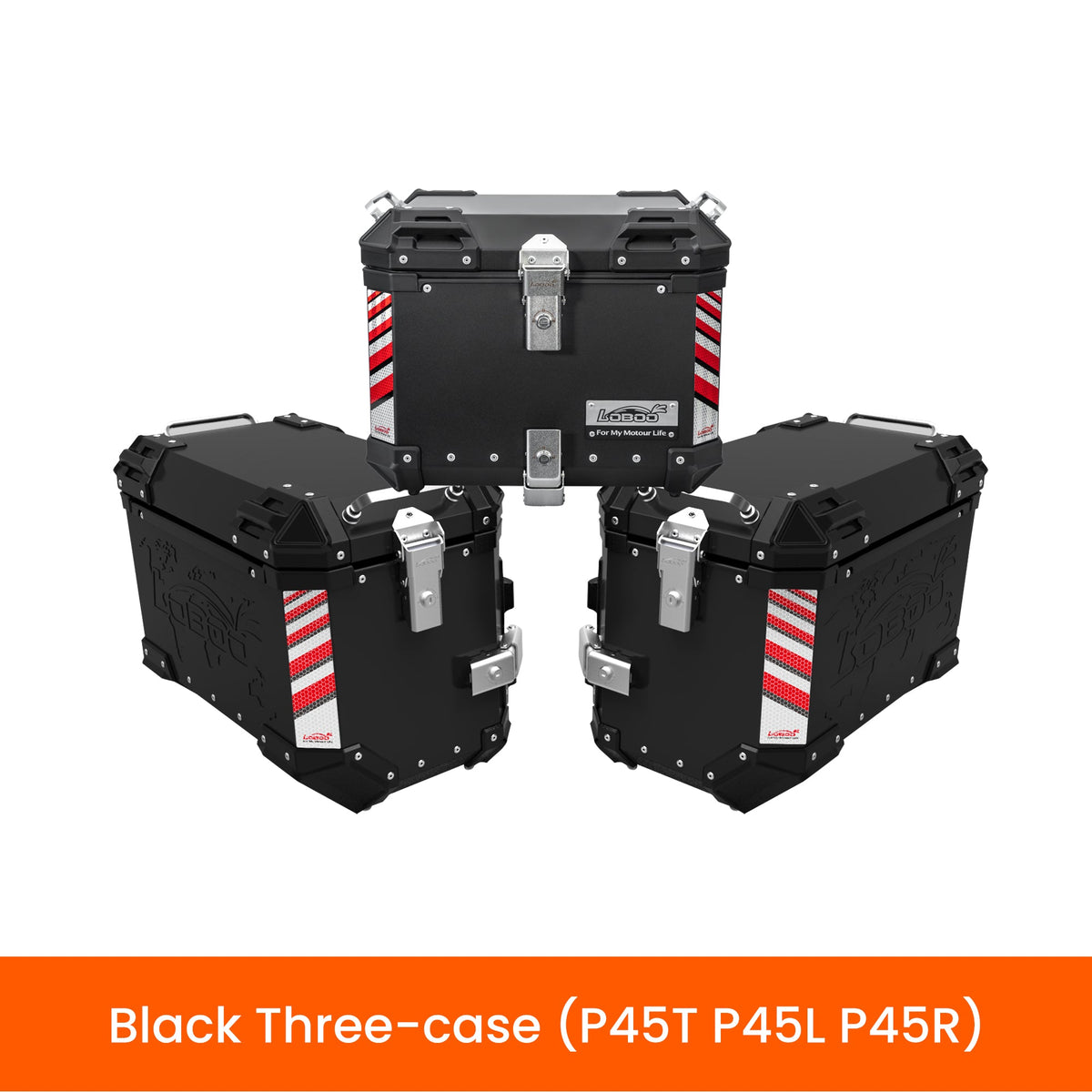 BMW R1300GS / R1300GS ADV / TRIUMPH TIGER 1200 Aluminum Case System | LOBOO PIKE TRACKER Series - LOBOO