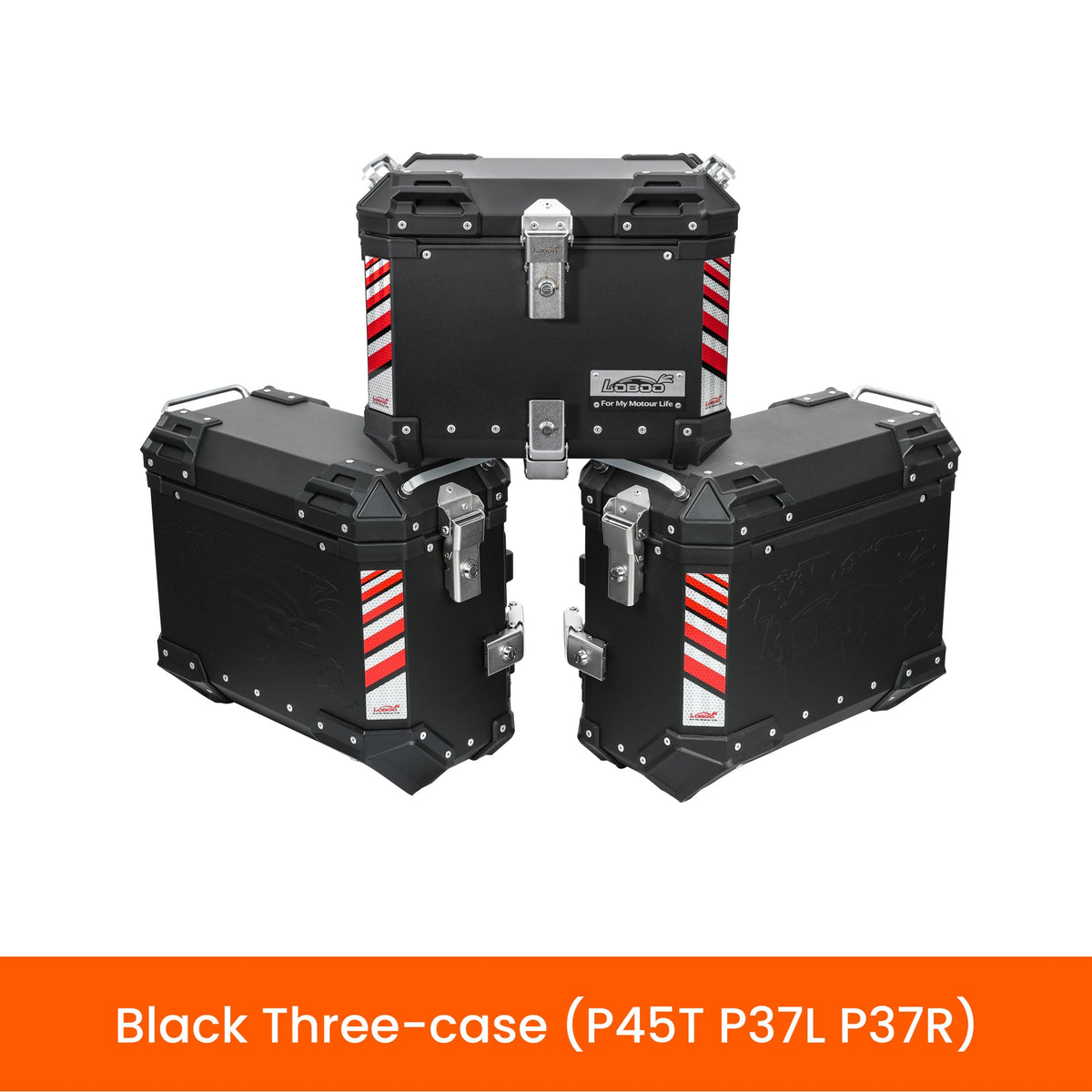 BMW R1300GS / R1300GS ADV / TRIUMPH TIGER 1200 Aluminum Case System | LOBOO PIKE TRACKER Series - LOBOO