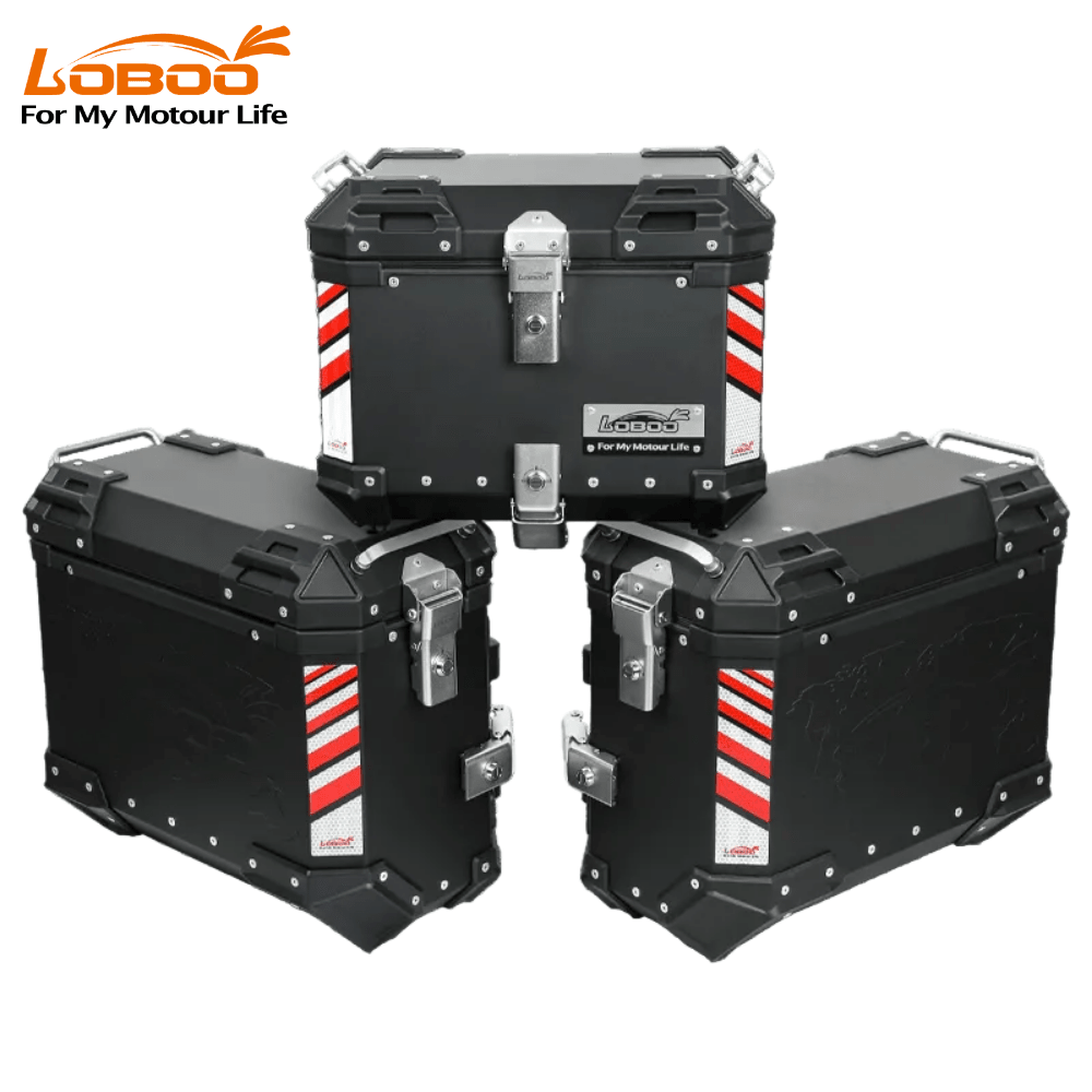 BMW R1300GS/R1300GS ADV Aluminum Case System | LOBOO PIKE TRACKER Series - LOBOO