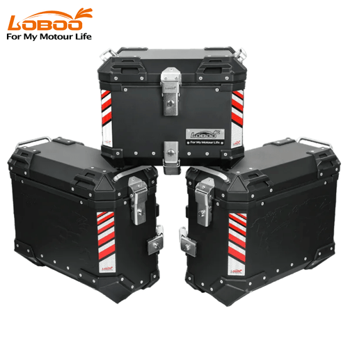 BMW R1300GS/R1300GS ADV Aluminum Case System | LOBOO PIKE TRACKER Series - LOBOO