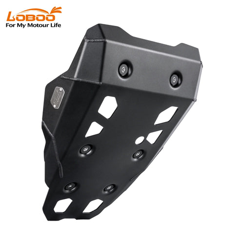 CHB151BK Aluminum Skid Plate Engine Guard for BMW R1300GS (2023+) & R1300GS Adventure (2024+) | No - Drill | 4mm Alloy Bash Plate - LOBOO