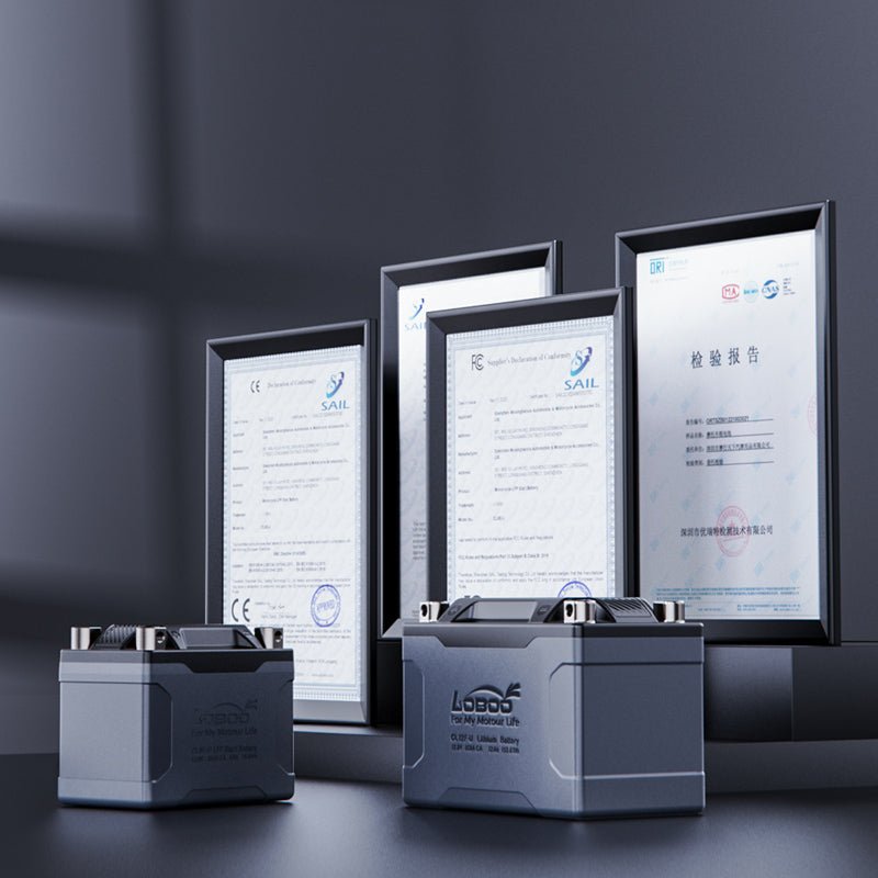 CL6E-U CL12F-U Motorcycle Safety Battery - LOBOO