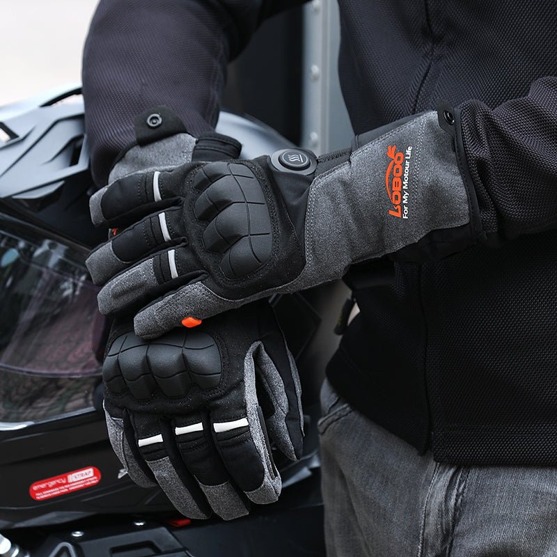 Electric Heated Riding Motorcycle Gloves - LOBOO