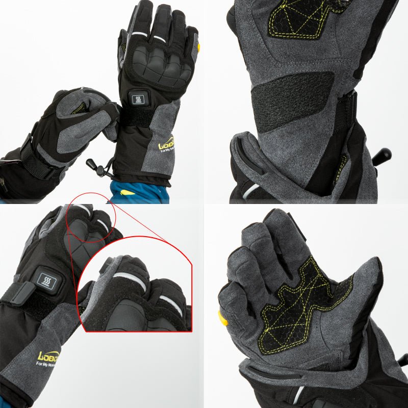 Electric Heated Riding Motorcycle Gloves - LOBOO