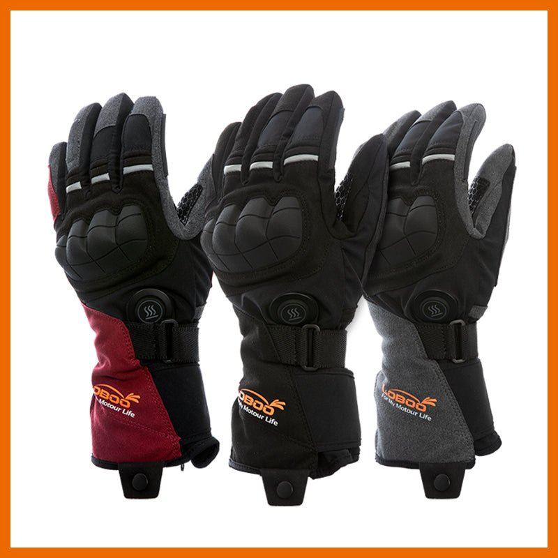 Electric Heated Riding Motorcycle Gloves - LOBOO