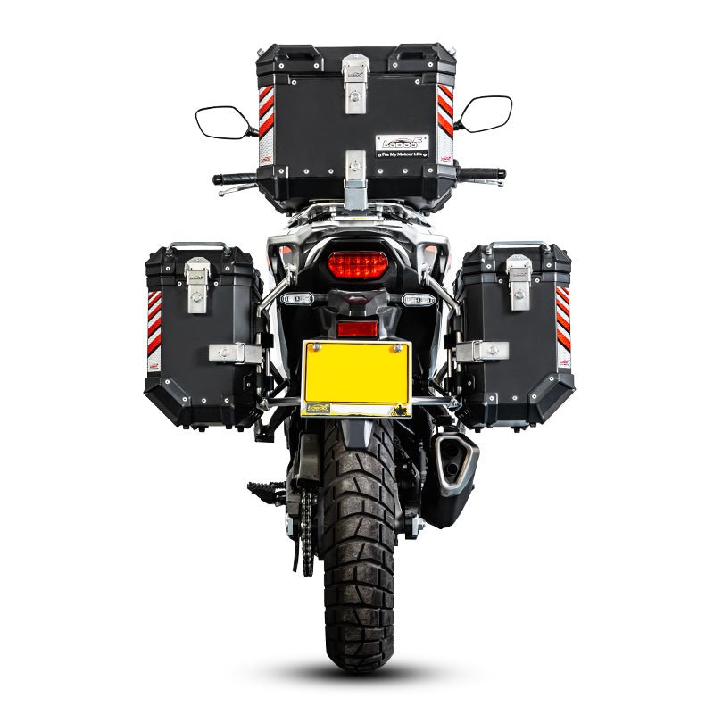 Honda XL750 Transalp Side Case Rack | LOBOO JP521B | Fits P35L-BK P35R-BK P35L-SL P35R-SL & Wanderer BCB4040TBK - LOBOO