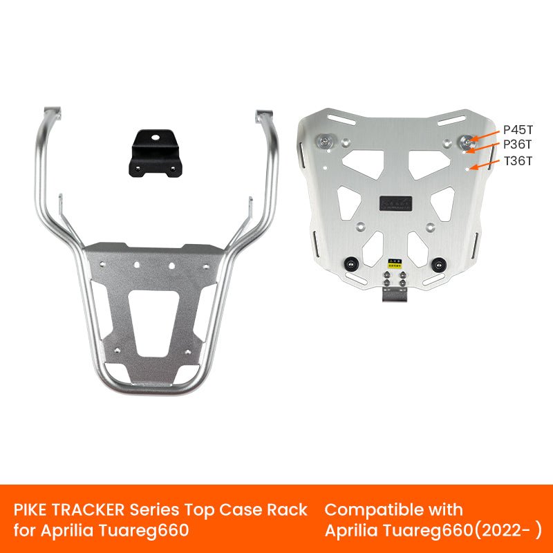JP441W Top Case Mount for Aprilia Tuareg660 | Fits PIKE TRACKER P36T & P45T Top Cases - LOBOO