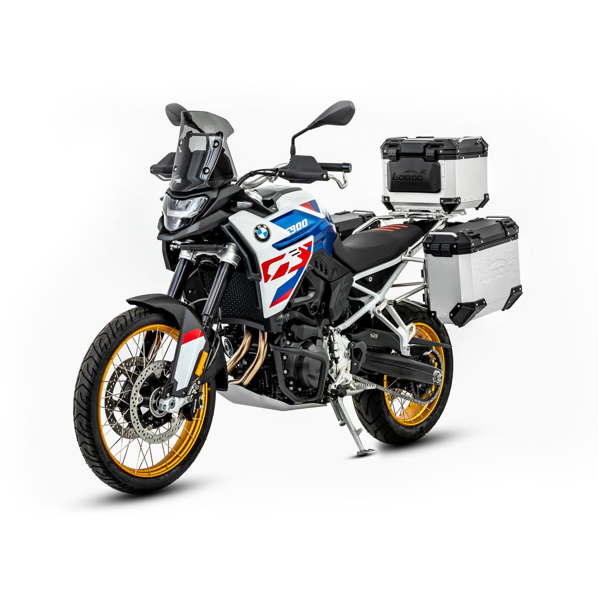 JPTC025W Top Case Mount for BMW F900GS | Fits PIKE TRACKER P36T / P45T, TIBET T36T, CONQUEROR C40T - LOBOO