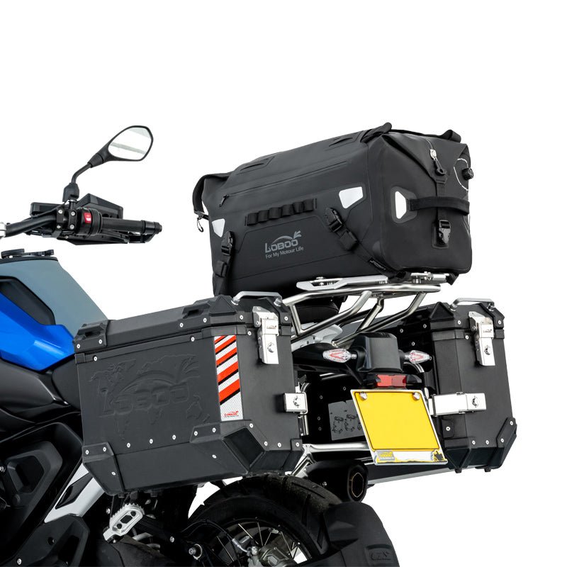 LOBOO Alps 46L 防水テールバッグ | IPX7 TPU バイク用ドライバッグ