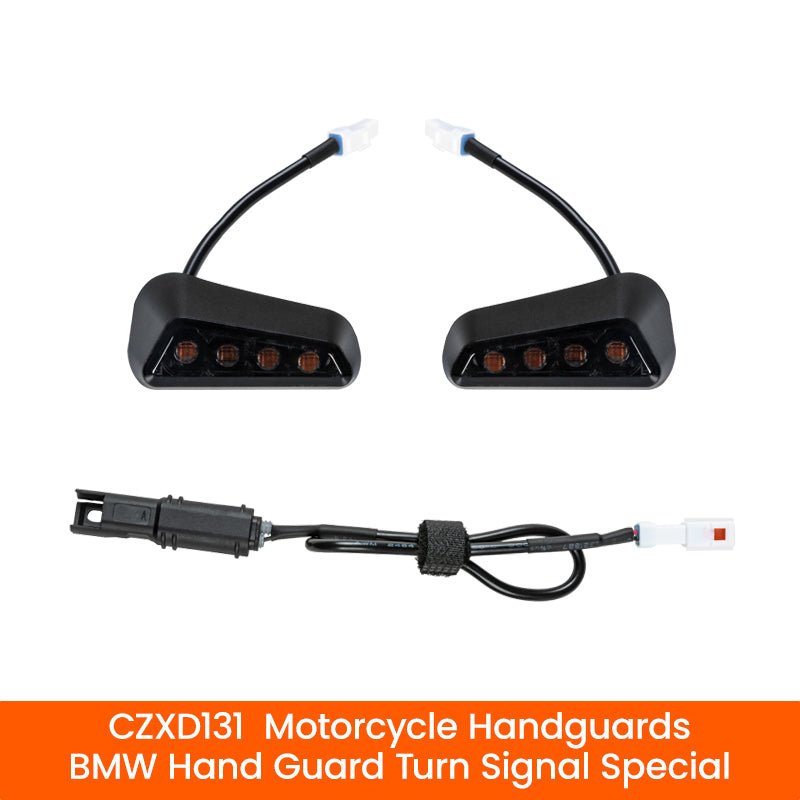 LOBOO Aluminum Handguard System for BMW R1300GS, R1250GS & F900GS | Adjustable Windshield & Crash Protection - LOBOO