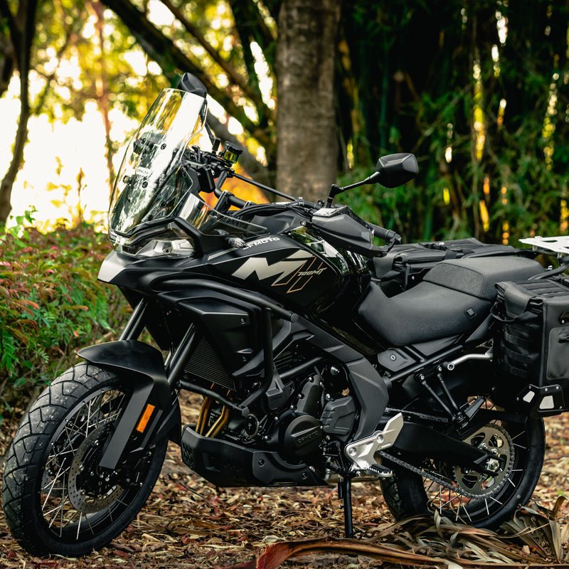 LOBOO Aluminum Handguard System for CFMOTO 450MT, 800MT & 700MT | Adjustable Windshield & Crash Protection - LOBOO