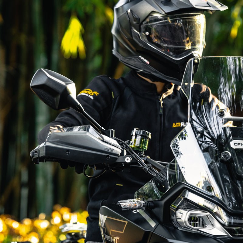 LOBOO Aluminum Handguard System for CFMOTO 450MT, 800MT & 700MT | Adjustable Windshield & Crash Protection - LOBOO