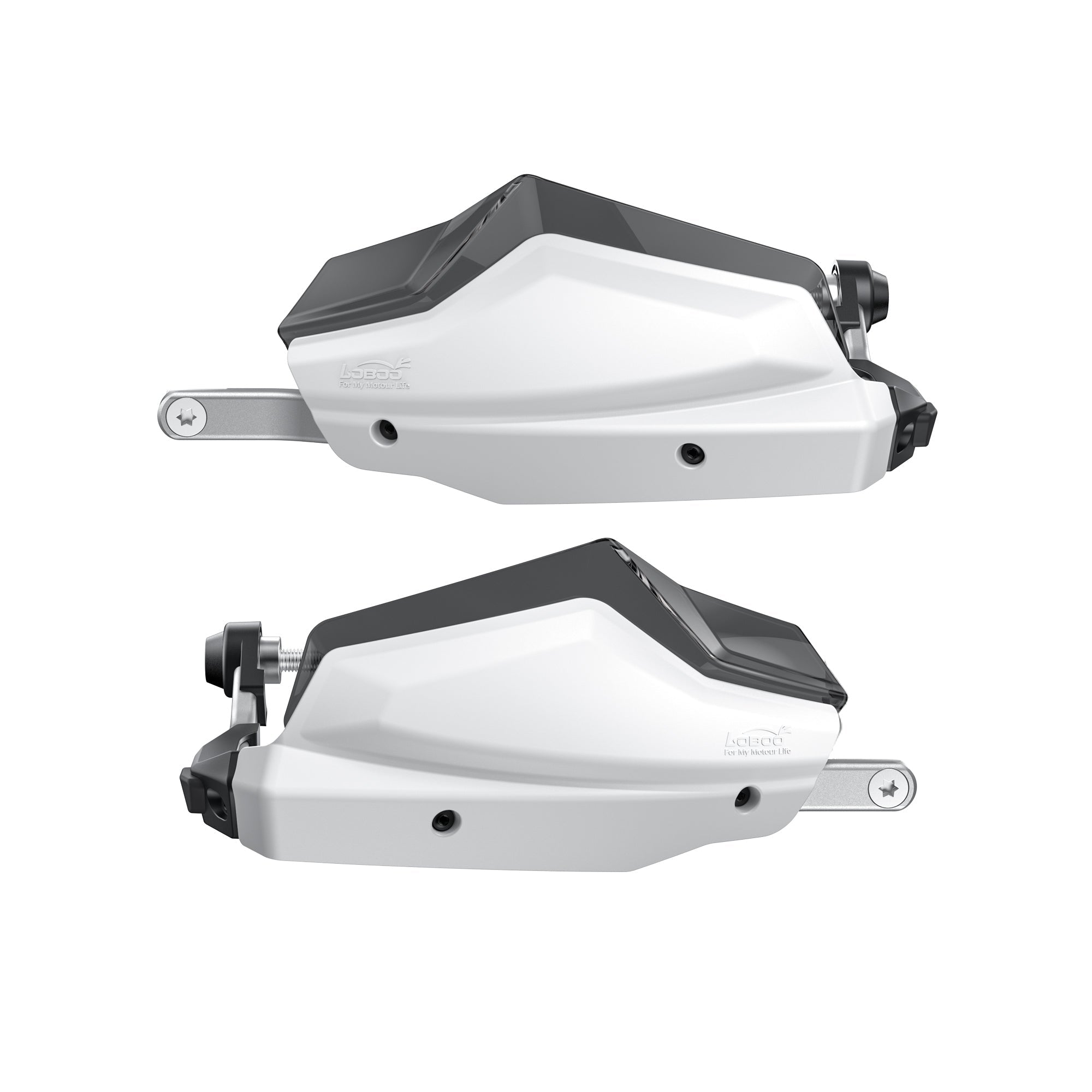 LOBOO Aluminum Handguard System for KTM 790/890 & Norden 901 | Adjustable Windshield & Crash Protection - LOBOO