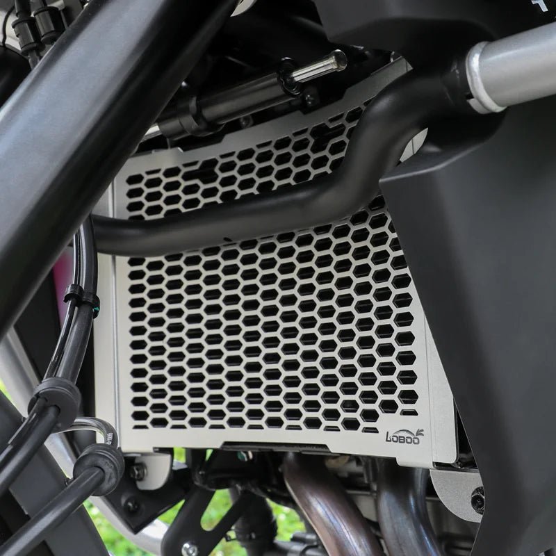 LOBOO Aluminum Radiator Guard Protector for CFMOTO 800MT (2021 - 2026) | Heavy - Duty Stone Guard & Cooling Optimized - LOBOO