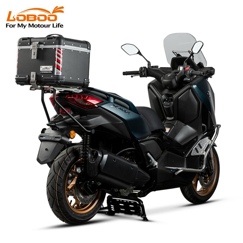 LOBOO Aluminum Top Case Set for Yamaha XMAX 300 (2021 - 2023+) | Pike Tracker & Tibet Series - LOBOO