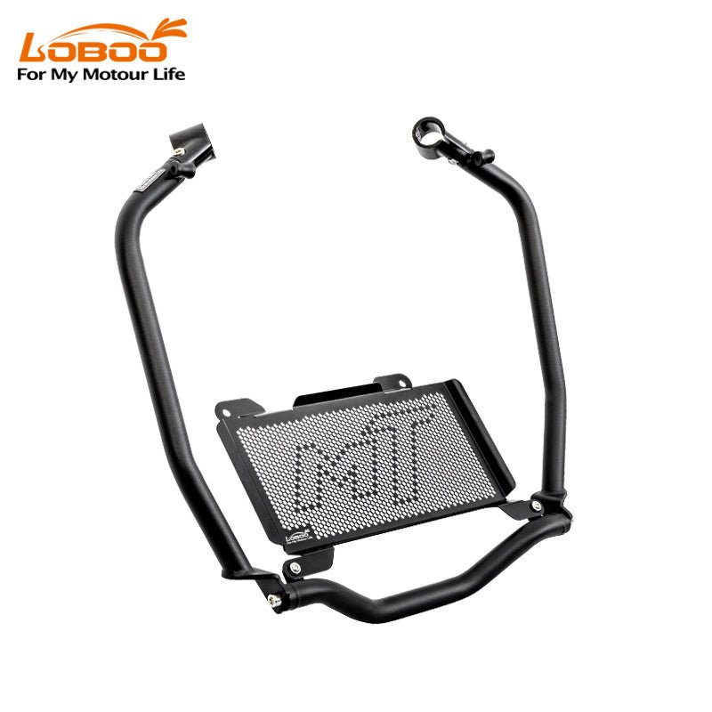 LOBOO Auxiliary Lower Crash Bar + Radiator Guard for CFMOTO 700MT (2024+) | Dual Protection Kit - LOBOO