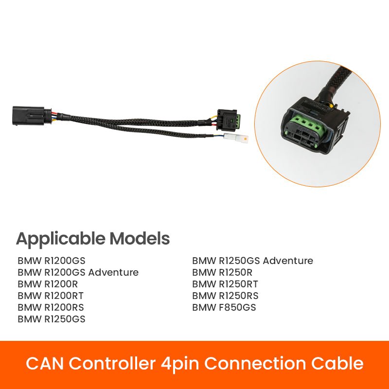 LOBOO CAN - Bus Light Controller for BMW Motorcycles (LC081) | Original Scroll Wheel Control & Strobe Sync - LOBOO