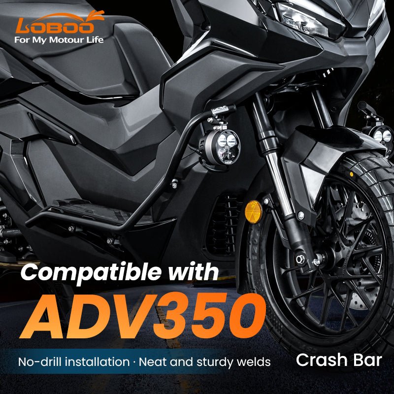 LOBOO CHG511 Engine Guard Crash Bar for Honda ADV350 (2025+) | No - Drill Install - LOBOO