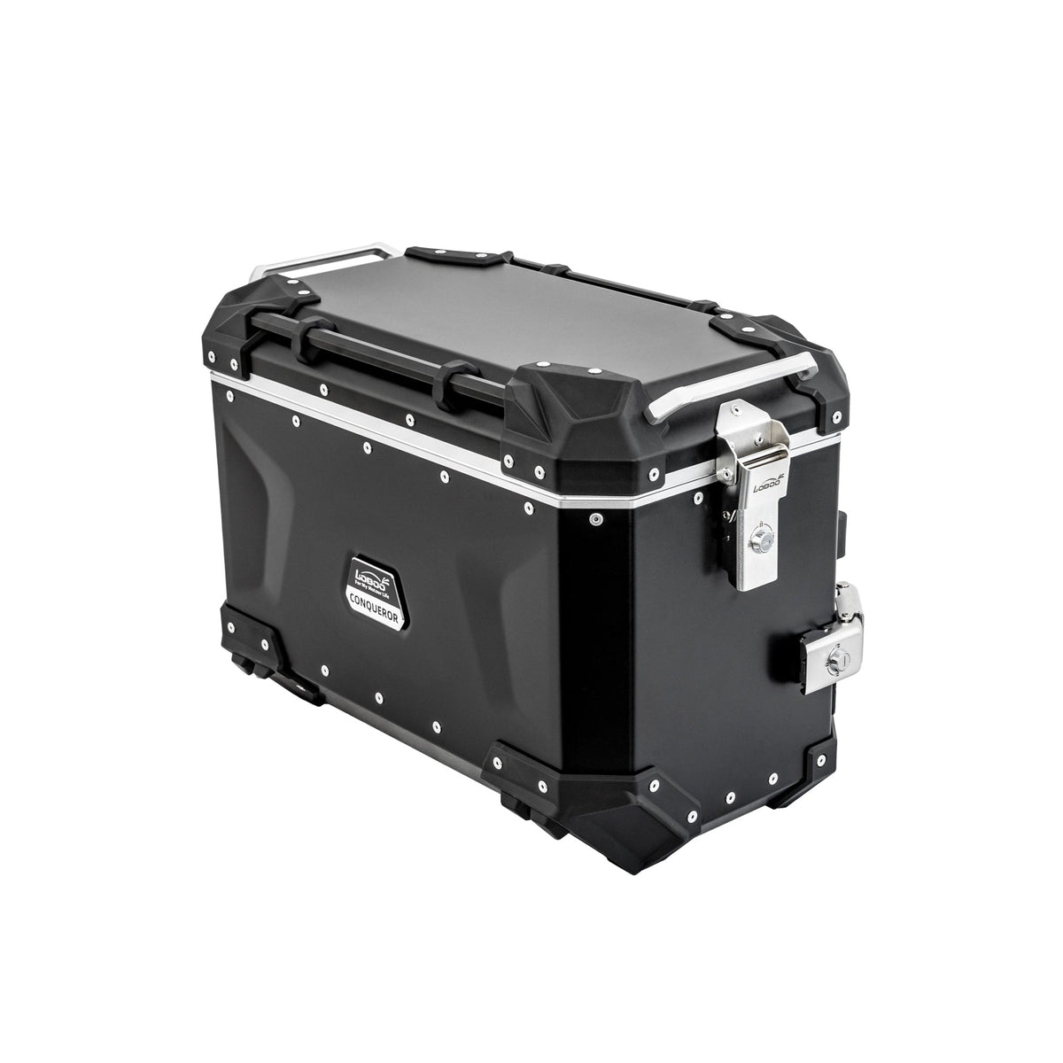 LOBOO CONQUEROR Aluminum Motorcycle Luggage System | C40T(40L) C45L(45L) C38R(38L) | FITS BMW F750GS / F800GS / F850GS/ADV / F900GS/ADV / R1200GS/ADV / R1250GS/ADV / KTM 1050-1290 Super ADV - LOBOO