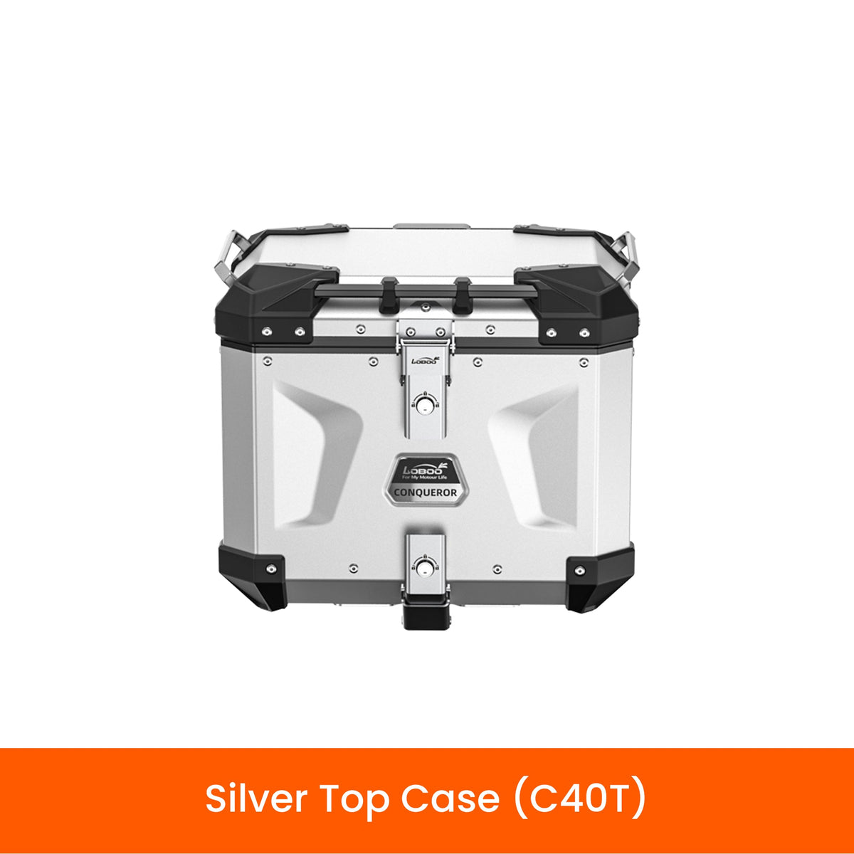 LOBOO CONQUEROR Aluminum Motorcycle Luggage System | C40T(40L) C45L(45L) C38R(38L) | FITS BMW F750GS / F800GS / F850GS/ADV / F900GS/ADV / R1200GS/ADV / R1250GS/ADV / KTM 1050-1290 Super ADV - LOBOO