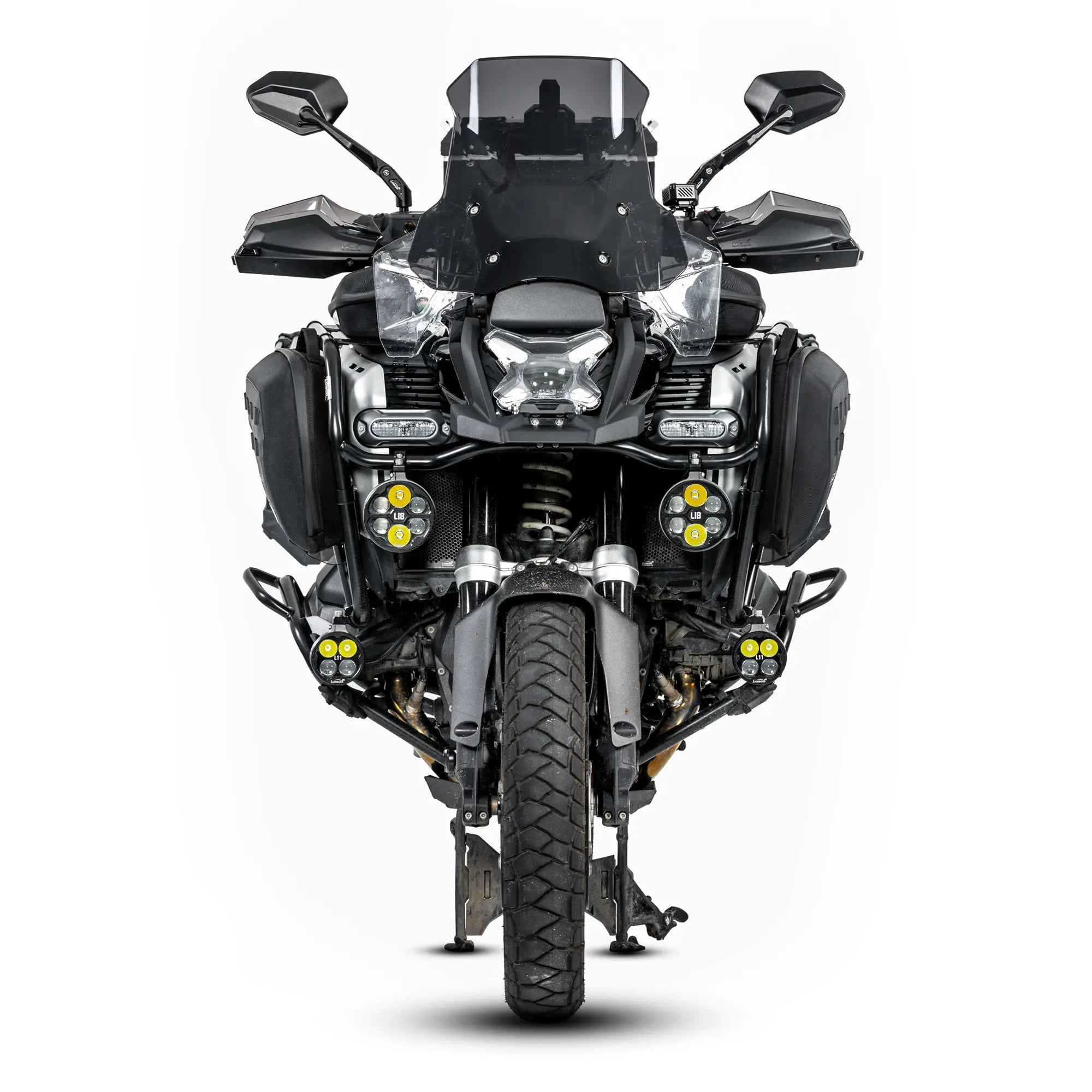 LOBOO Crash Bar Bags (5L Pair) for BMW R1300GS Adventure (2024+) - Anti - Theft EVA Hard Shell Storage - LOBOO