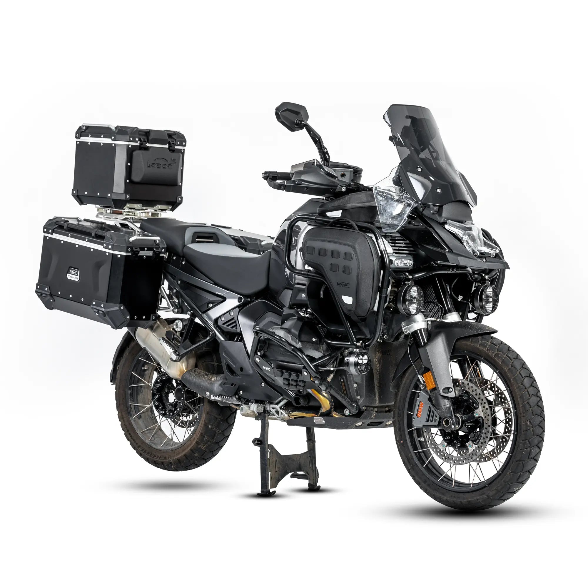 LOBOO Crash Bar Bags (5L Pair) for BMW R1300GS Adventure (2024+) - Anti - Theft EVA Hard Shell Storage - LOBOO