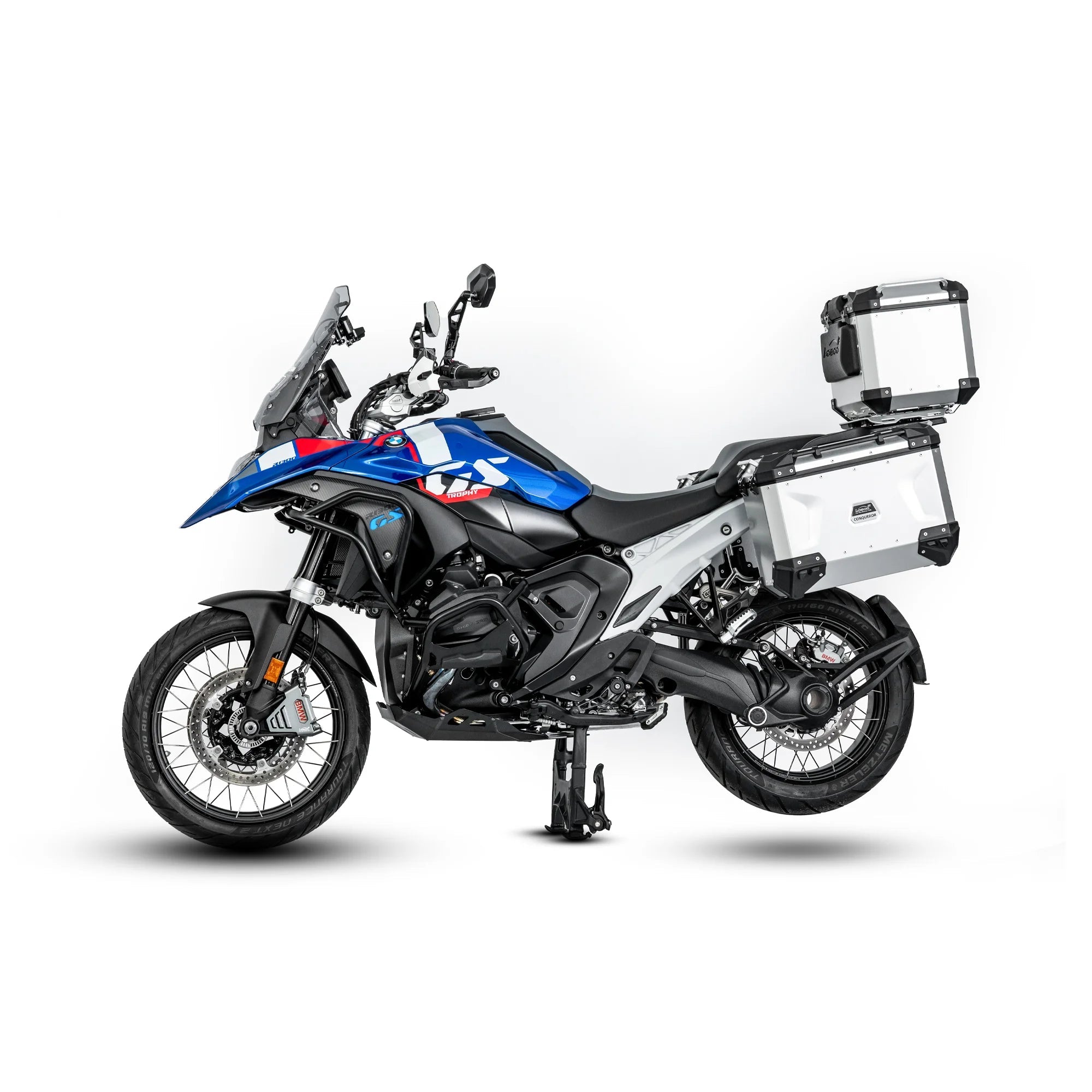 LOBOO CHG131 crash bar BMW R1300GS black version installed