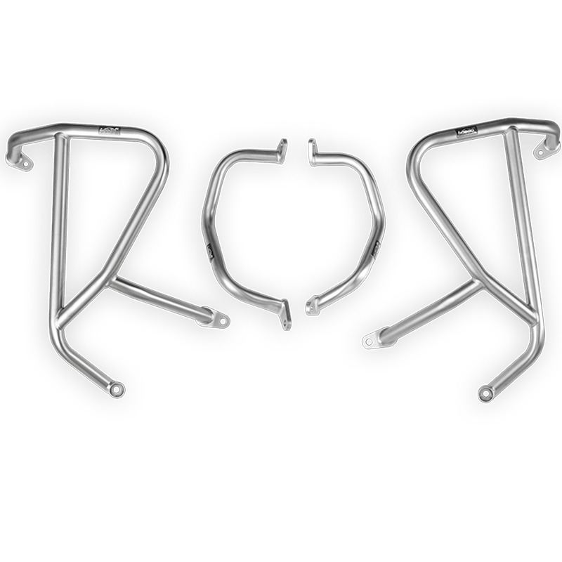 LOBOO Crash Bar for Honda CB400X (2021+) & CB500X (2019+) | 304 Stainless Steel Upper & Lower Engine Guard - LOBOO