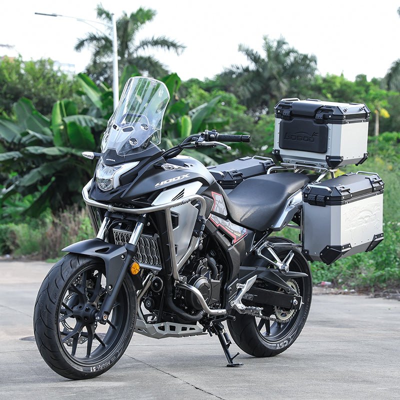 LOBOO Crash Bar for Honda CB400X (2021+) & CB500X (2019+) | 304 Stainless Steel Upper & Lower Engine Guard - LOBOO