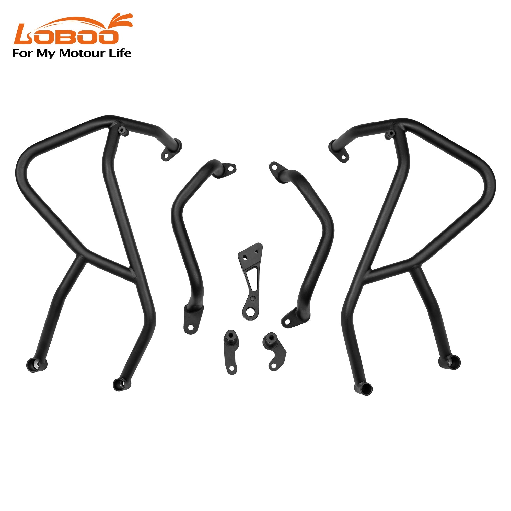 LOBOO Crash Bar for Honda NX400 / NX500 (2024+) | 304 Stainless Steel Engine Guard System - LOBOO