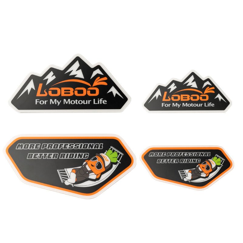 LOBOO Creative Motorcycle Sticker Set (XTZ03) | Premium PC Decals with 3M Adhesive & Fade - Resistant Print - LOBOO