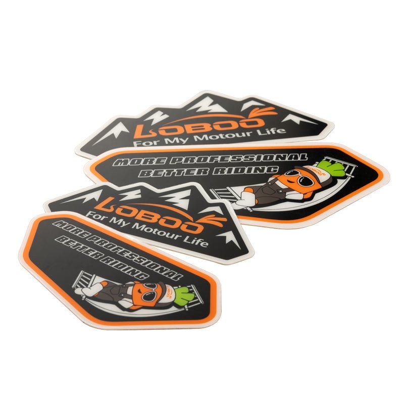 LOBOO Creative Motorcycle Sticker Set (XTZ03) | Premium PC Decals with 3M Adhesive & Fade - Resistant Print - LOBOO