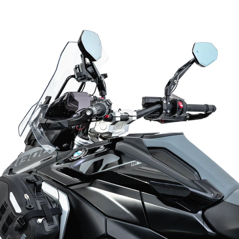 LOBOO Foldable Motorcycle Rearview Mirrors for BMW R1300GS / R1300GS ADV | Anti - Glare (RM02 - 1300) - LOBOO