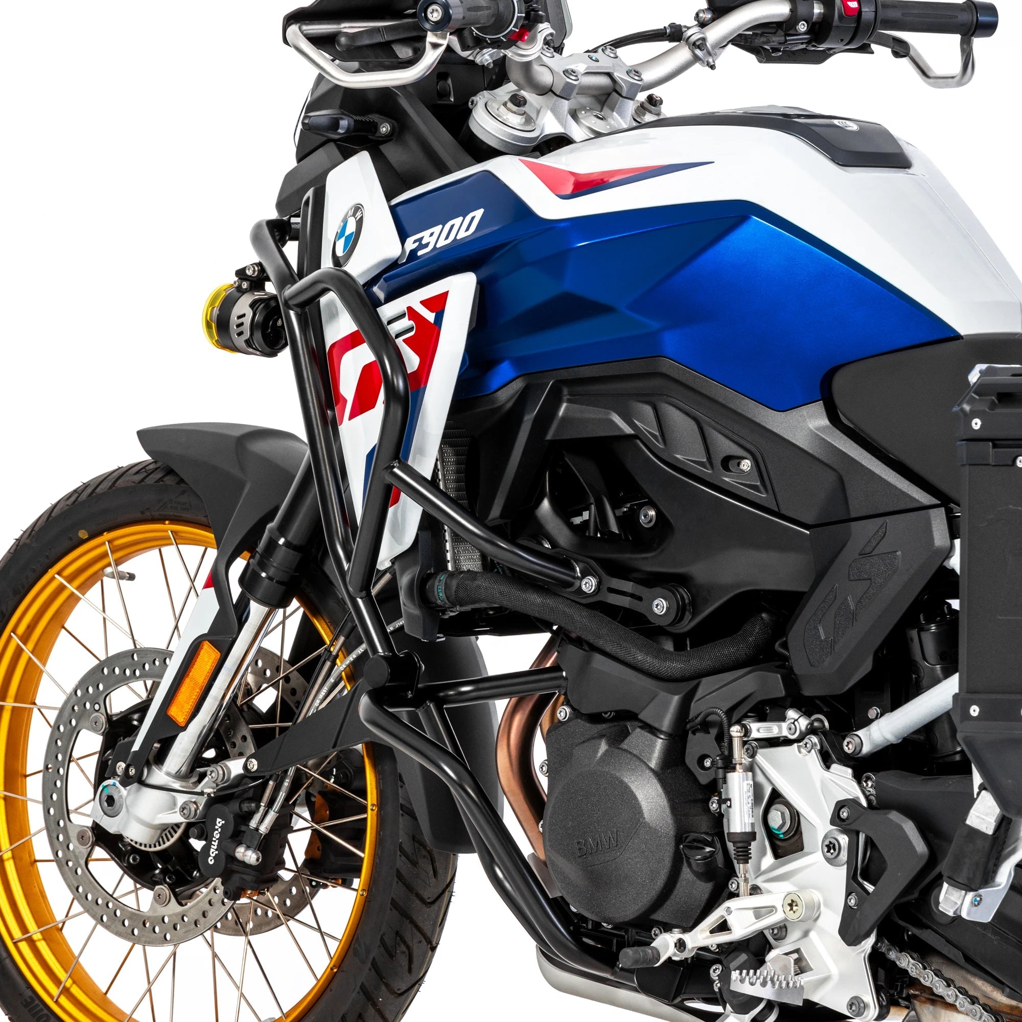 LOBOO Full Protection Crash Bars (Upper Tank + Engine Guards) - BMW F900GS (2024+) | 304 Stainless Steel - LOBOO