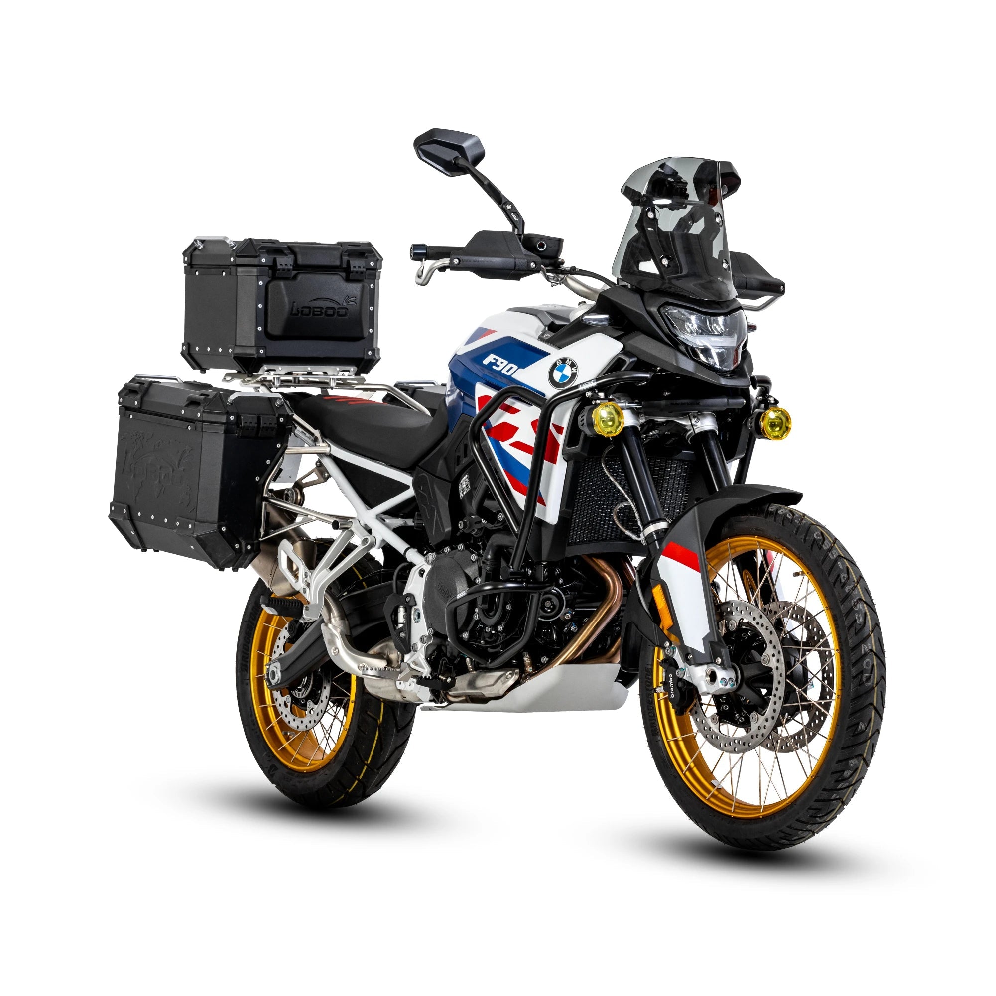 LOBOO Full Protection Crash Bars (Upper Tank + Engine Guards) - BMW F900GS (2024+) | 304 Stainless Steel - LOBOO