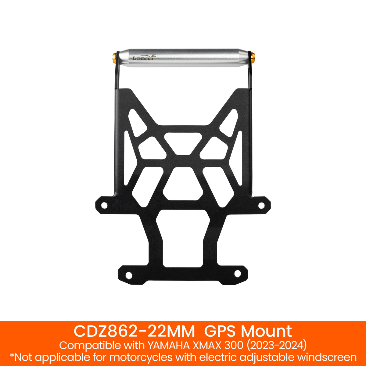 LOBOO GPS Mount for Yamaha XMAX300 / 12mm & 22mm Bars - LOBOO