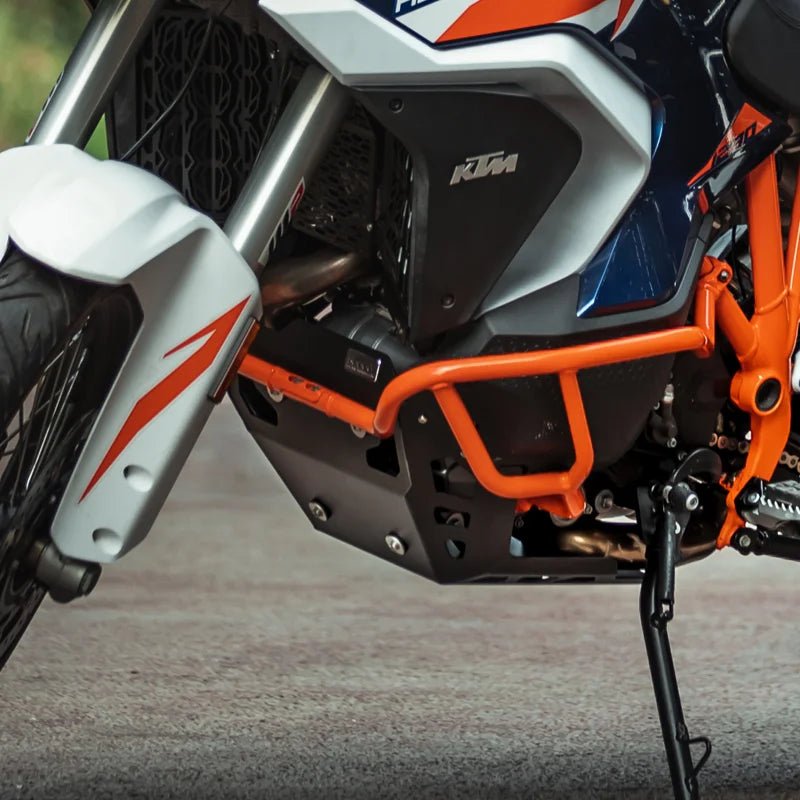 LOBOO Heavy - Duty Engine Guard Skid Plate for KTM 1290 Super Adventure S / R (2022 - 2026) | 3mm Aluminum Protection - LOBOO