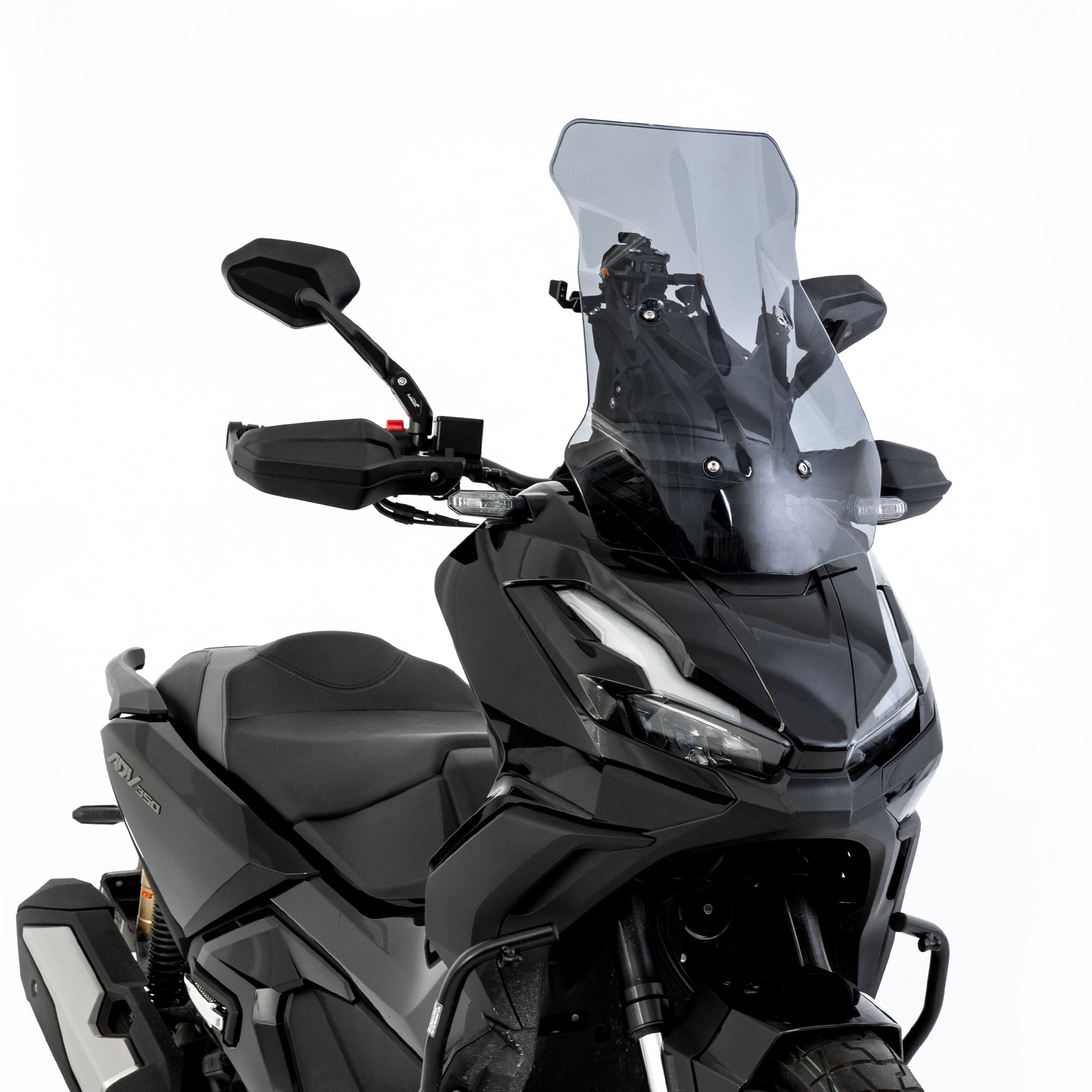 LOBOO High - Strength PC Windshield for Honda ADV350 (2025+) | Transparent & Light Gray - LOBOO