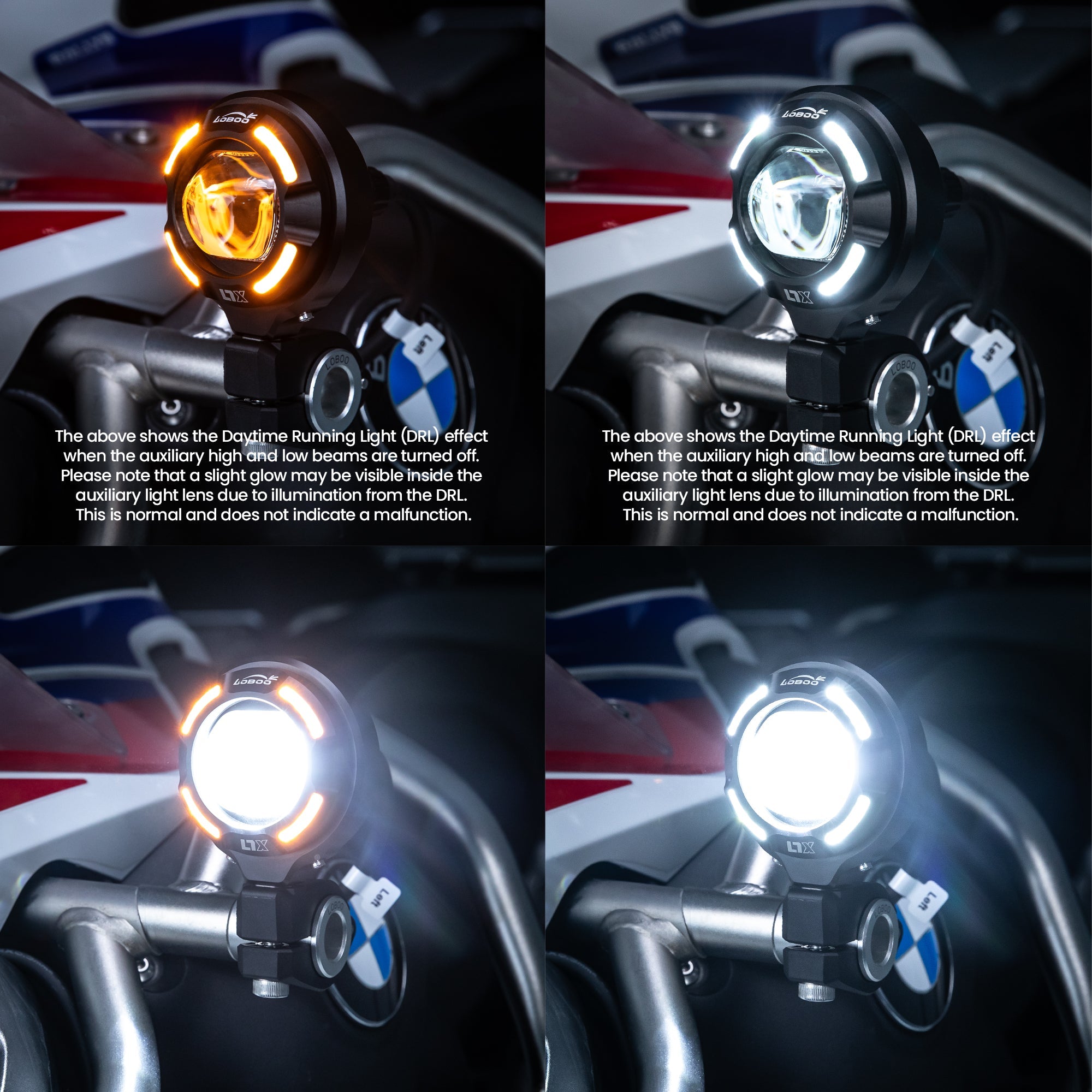 LOBOO L7X High & Low Beam Auxiliary Light - LOBOO