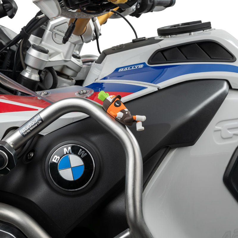 LOBOO Mascot Carrot Charm | Keychain, Flat Mount & 25mm Crash Bar Decoration - LOBOO