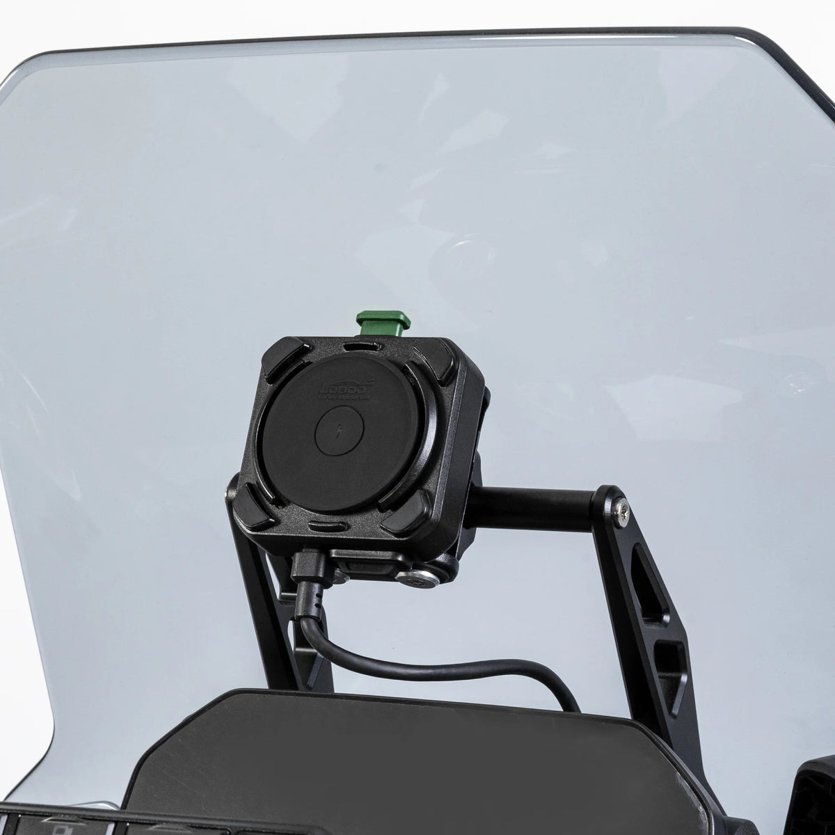 LOBOO PH04 Anti-Vibration Motorcycle Phone Mount with 15W Wireless & 30W Fast Charging for BMW, Honda, Yamaha ADV Motorcycles - LOBOO