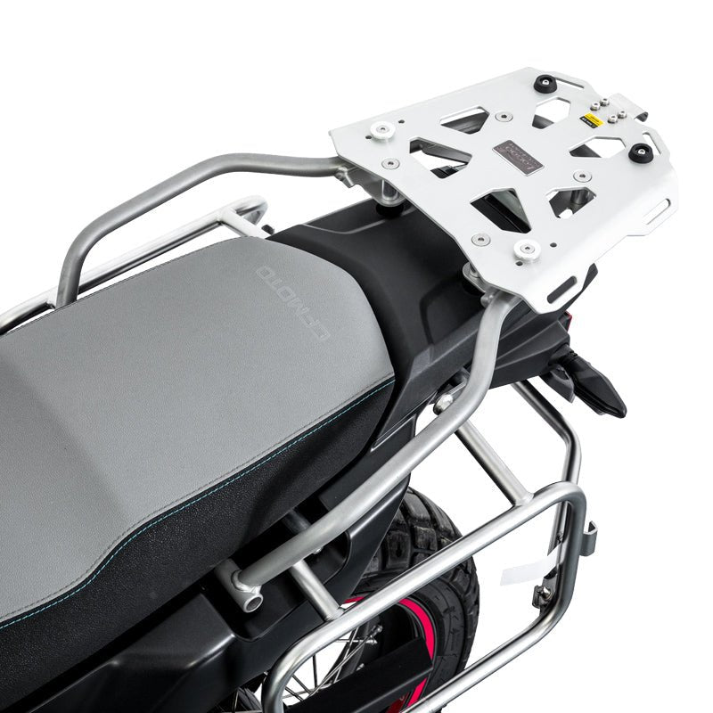 LOBOO Pike Tracker Aluminum Case System for CFMOTO 800MT - X (2024+) | Exhaust - Cutout Panniers & Top Box - LOBOO